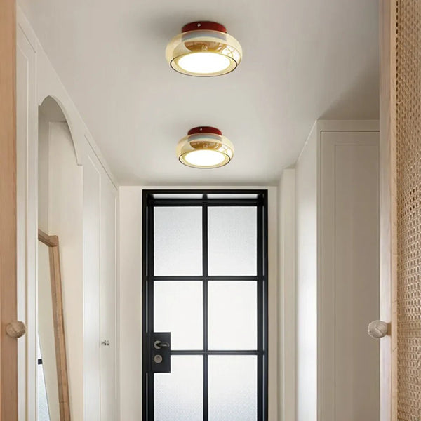 Vintage kleine Acryl-LED-Deckenlampe