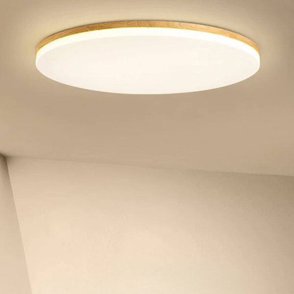 Einzelne runde LED-Deckenleuchte aus Acryl