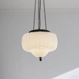 Moderne weiße minimalistische Hängelampe