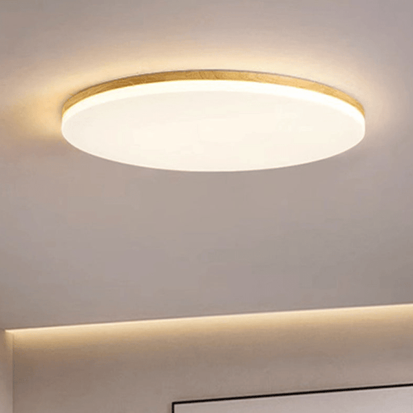 Einzelne runde LED-Deckenleuchte aus Acryl