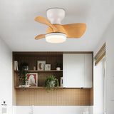 Einfacher, stilvoller Deckenventilator mit LED-Beleuchtung