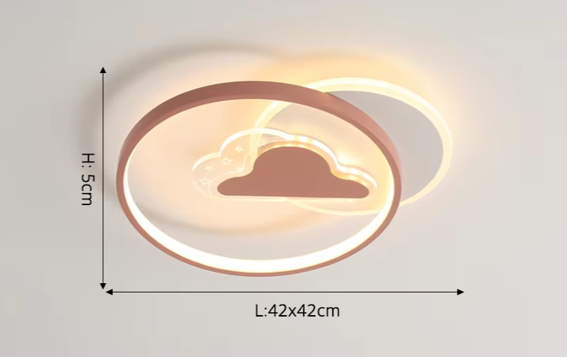DreamGlow Dimmbarer LED-Kronleuchter für Kinderzimmer