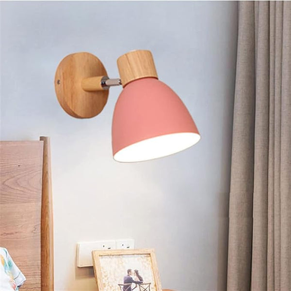 Yadiel - Skandinavische Hängewandlampe aus Holz