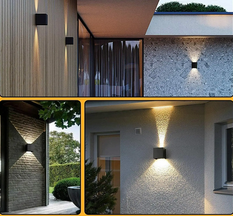 LUMICUBE LED Wandleuchten Set (4 Stück)