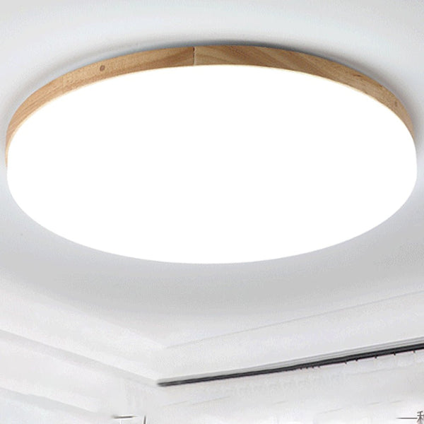 Einzelne runde LED-Deckenleuchte aus Acryl