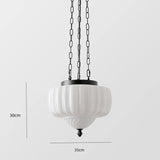 Moderne weiße minimalistische Hängelampe