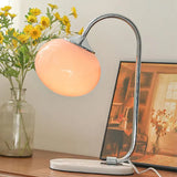 Marshmallow Tischlampe aus Metall und Glas