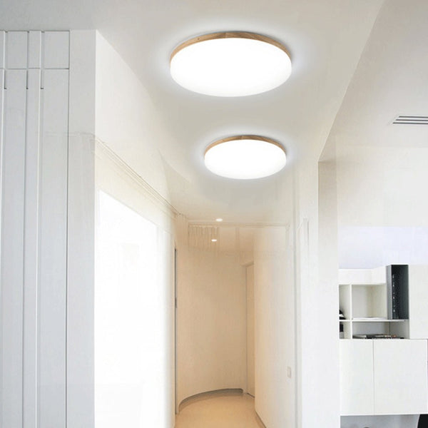 Einzelne runde LED-Deckenleuchte aus Acryl