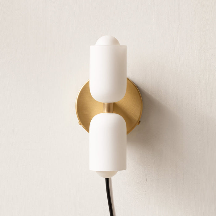 Elegant Up-Down-Wandleuchte aus Acryl