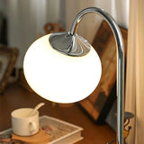 Marshmallow Tischlampe aus Metall und Glas