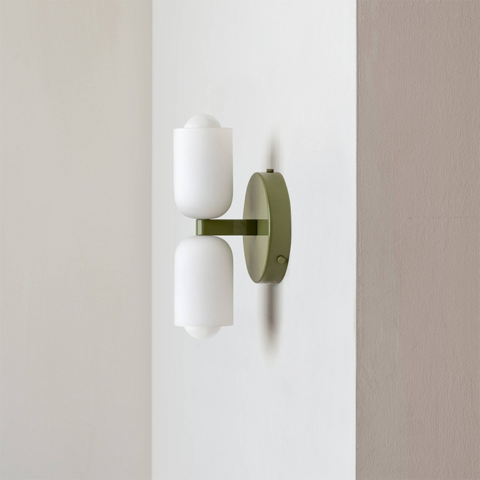 Elegant Up-Down-Wandleuchte aus Acryl
