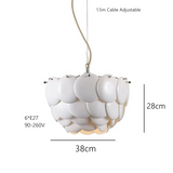 Französischer Handgefertigter Luxus-Keramikkronleuchter