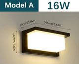SENSOLUX Radar Bewegungsmelder LED Außenwandleuchte