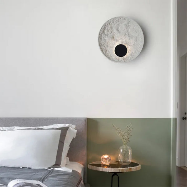 Runde Mondkugel-Wandleuchte für das Schlafzimmer
