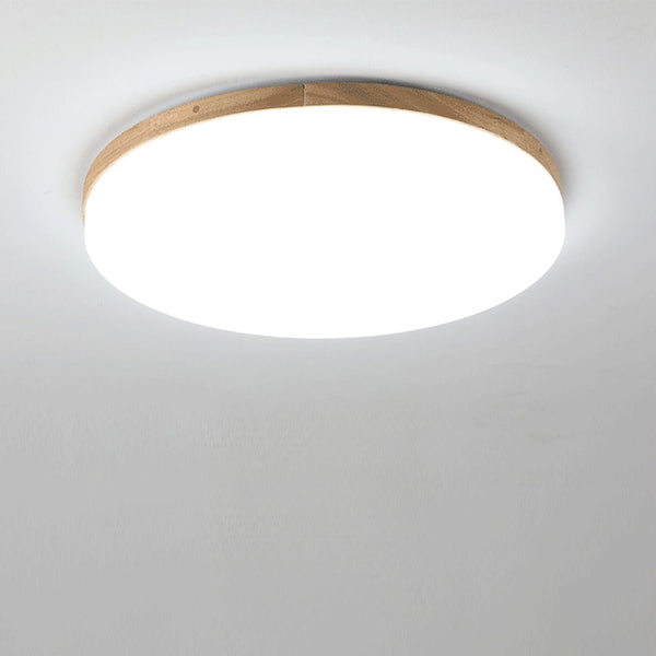 Einzelne runde LED-Deckenleuchte aus Acryl