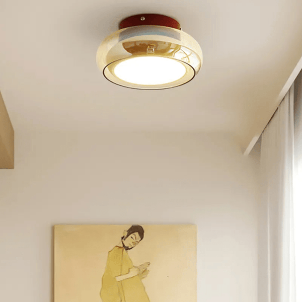 Vintage kleine Acryl-LED-Deckenlampe