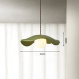 Kreative Wabi Sabi Esszimmer-Hängelampe mit Lotusblättern