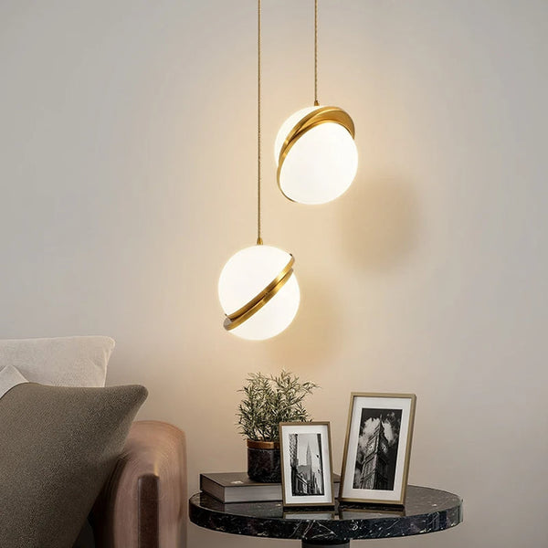 Lumaglow | Goldene Hängelampe