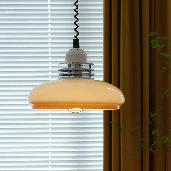 Bauhaus Glas-Pendelleuchte