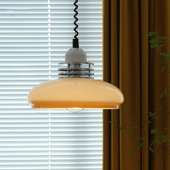Bauhaus Glas-Pendelleuchte