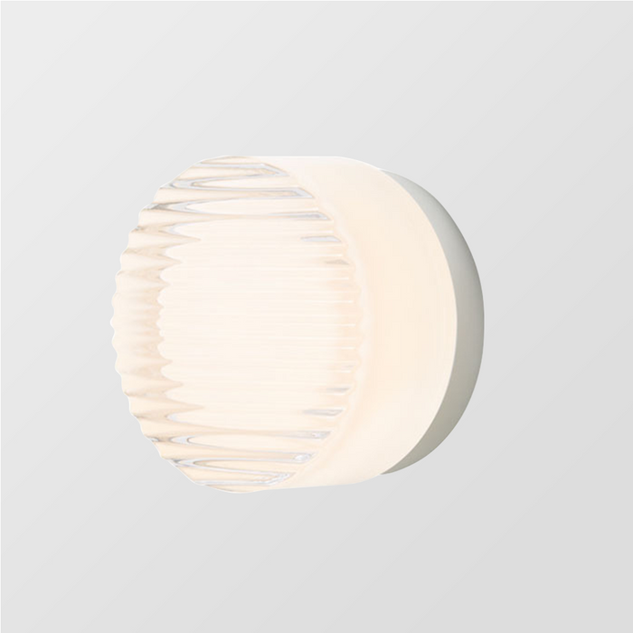 Moderne LED-Wandleuchte für drinnen und draußen