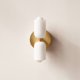 Elegant Up-Down-Wandleuchte aus Acryl