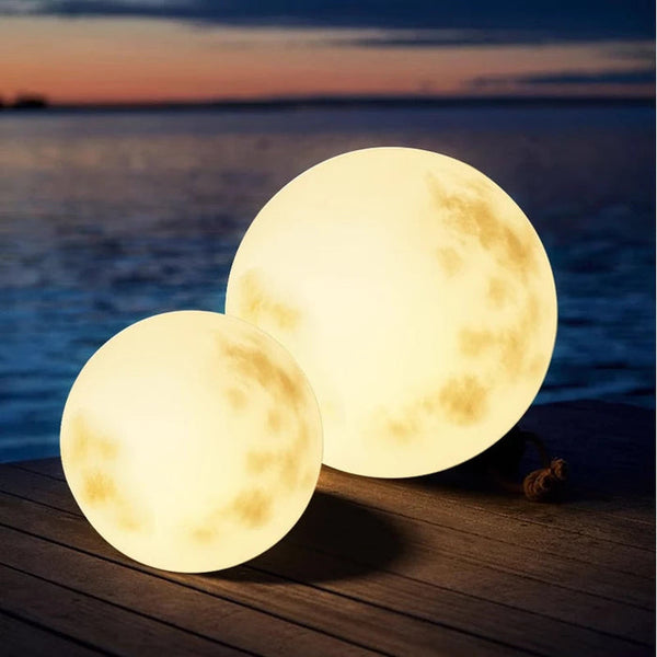 Mondlampe | Gartenlampe in Form eines Mondes