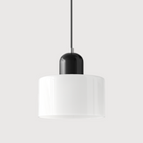 Kreative Bauhaus-Hängelampe aus Glas