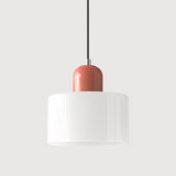 Kreative Bauhaus-Hängelampe aus Glas