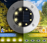 SunStep Solar LED Bodenleuchten – 4er-Set