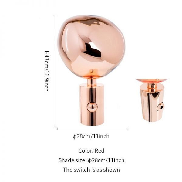 Innovative Tischlampe Melt