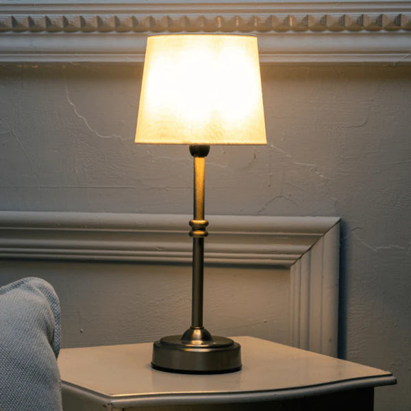 Led Retro Fabric Wireless Tischlampe