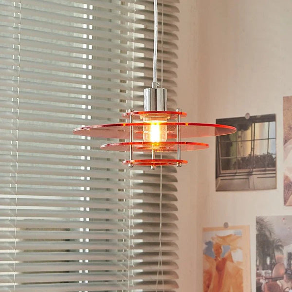 Moderne UFO-förmige Kronleuchter-Vintage-Hängelampe