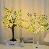 Weihnachten Grüne Blätter Led Baum Lichter
