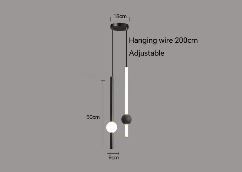 Lumenis Geometrische LED-Pendelleuchte