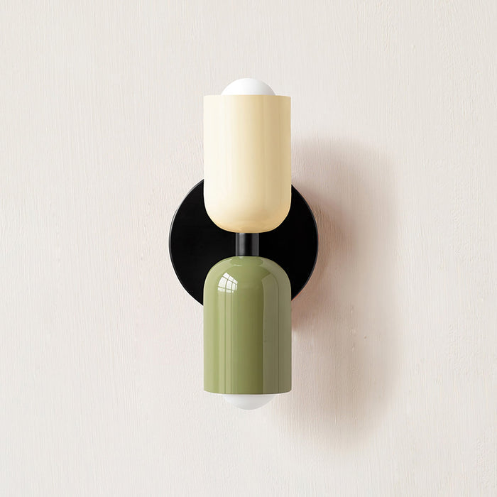 Vintage Doppelkopf-Kreative Home-Deco-Wandlampe