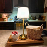 Led Retro Fabric Wireless Tischlampe
