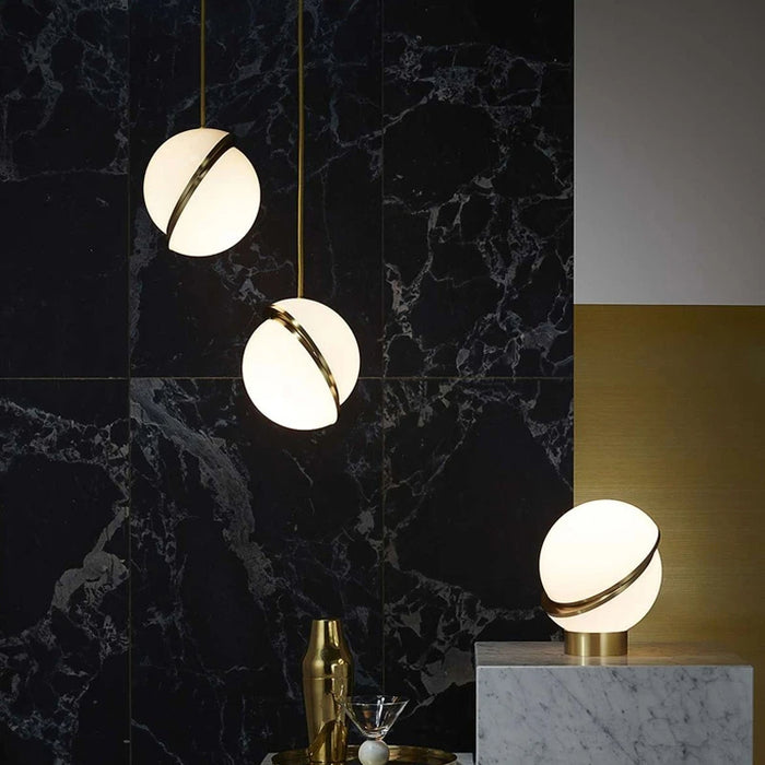Lumaglow | Goldene Hängelampe