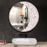 3D-Mond-Wandlampe für das Schlafzimmer