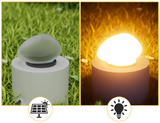 LUXGLOW Solar-Kiesel Außenleuchte