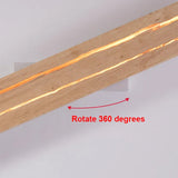 Moderne Wandleuchte in Form eines Risses