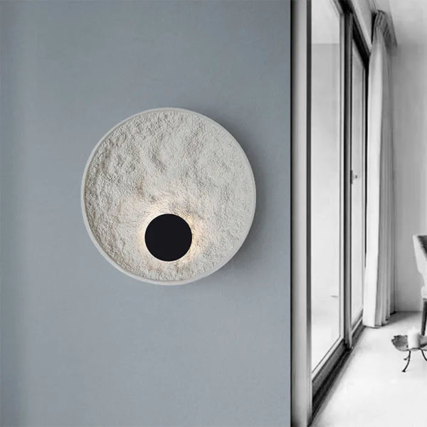 Runde Mondkugel-Wandleuchte für das Schlafzimmer