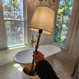 Led Retro Fabric Wireless Tischlampe