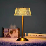 Kabellose Kristall-Tischlampe