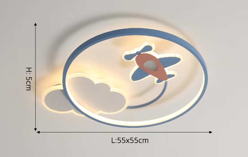 DreamGlow Dimmbarer LED-Kronleuchter für Kinderzimmer