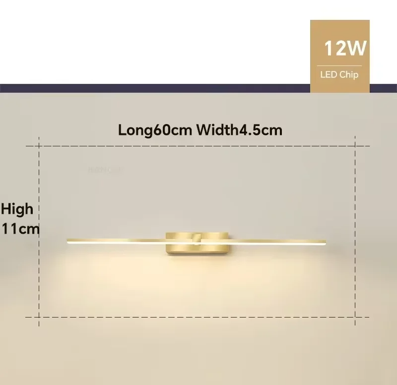 LumiLine LED-Wandlampe für Badezimmer