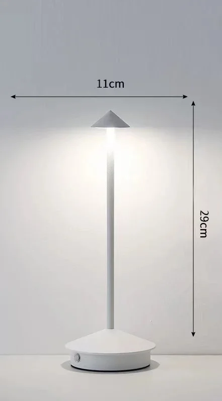 LumaTouch – Wiederaufladbare LED-Tischlampe mit Stufenloser Dimmung