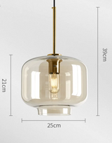 LumiLoft Glas Pendelleuchte