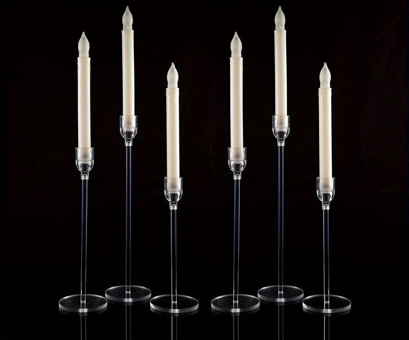 LumenAcry Acryl-Kerzenhalter Set (3-teilig)