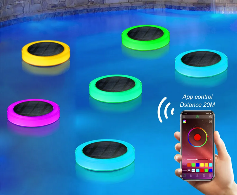 LUMISPHERE RGB Schwimmende Poollampe